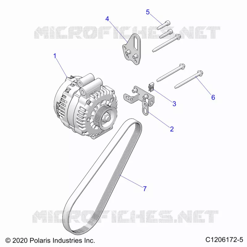 ENGINE, ALTERNATOR
