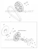 DRIVE TRAIN, SECONDARY CLUTCH