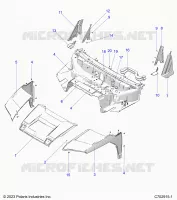 HOOD, LINER, FRONT FENDERS, A PILLARS