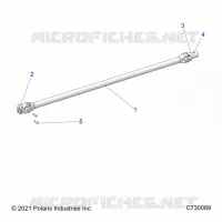 DRIVE TRAIN, FRONT PROP SHAFT