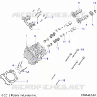 ENGINE, CYLINDER HEAD, CAMS AND VALVES