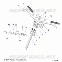 UPPER STEERING & HANDLEBAR ASM.