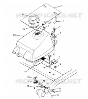 FUEL TANK ASSEMBLY  4X4 400L W948140 (4926772677A011)