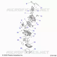 ENGINE, CRANKCASE AND CRANKSHAFT