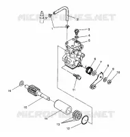 OIL PUMP ASSEMBLY STARLITE GT / 0933127 (4923232323035A)