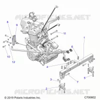ENGINE, MOUNTING