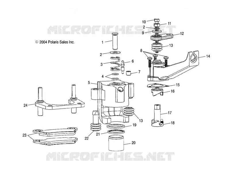 REAR BRAKE CALIPERS (6X6)