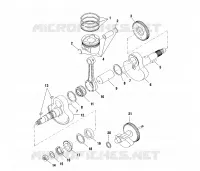 CRANKSHAFT AND PISTON