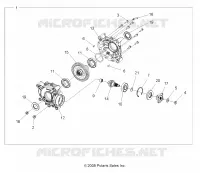 DRIVE TRAIN, REAR GEARCASE INTERNALS