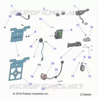 ELECTRICAL COMPONENTS, AND LICENSE PLATE