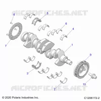 ENGINE, CRANKSHAFT AND BEARINGS