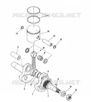 PISTON   CRANKSHAFT  STAR LITE (4921332133029A)