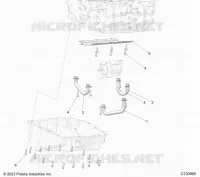 ENGINE, OIL TUBES