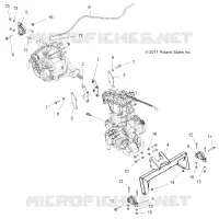 ENGINE, ENGINE AND TRANSMISSION MOUNTING