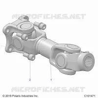 DRIVE TRAIN, PROP REAR SHAFT