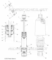 FRONT TRACK SHOCK (INDY SP)(7043779)