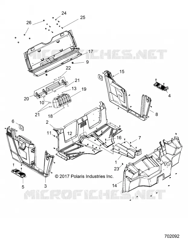 FLOOR AND FENDERS