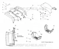 REAR CAB, SEAT AND FOOTWELLS