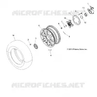 WHEELS, FRONT AND HUB