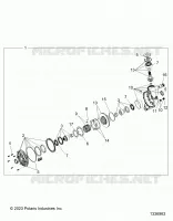 DRIVE TRAIN, FRONT GEARCASE INTERNALS