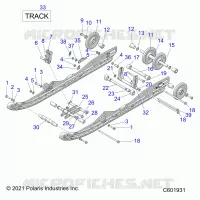 REAR SUSPENSION AND TRACK