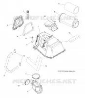 ENGINE, AIR INTAKE (BUILT 10/23/10 AND AFTER)