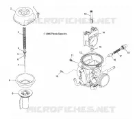 ENGINE, CARBURETOR, UPPER