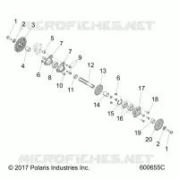 DRIVE TRAIN, JACKSHAFT AND BRAKE DISC