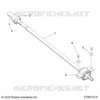 DRIVE TRAIN, REAR PROP SHAFT