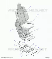 SEAT ASM. REAR
