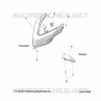 ELECTRICAL, HEADLIGHT AND TAILLIGHT