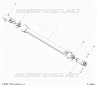 DRIVE TRAIN, FRONT PROP SHAFT