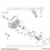 ENGINE, COOLING SYSTEM AND WATER PUMP