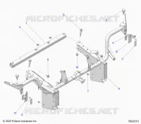 CHASSIS, FRONT FRAME ASM. (USA ONLY)