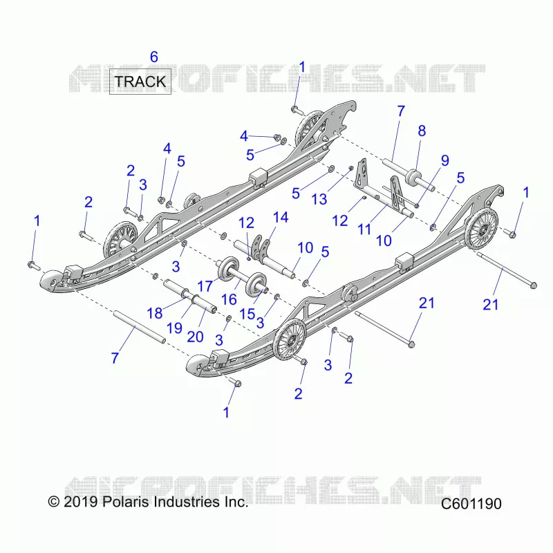 REAR SUSPENSION AND TRACK