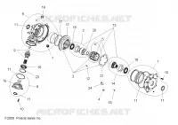 DRIVE TRAIN, FRONT GEARCASE (BUILT 11/01/09 AND BEFORE)
