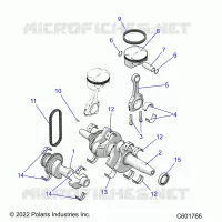 ENGINE, BALANCE SHAFT, CRANKSHAFT/PISTON