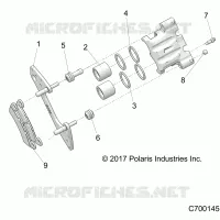 REAR BRAKE CALIPER