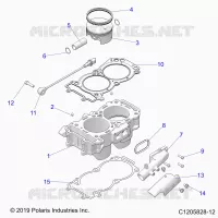 CYLINDER AND PISTON