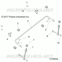 FRONT SUSPENSION STABILIZER BAR- R20RRF99AV/BV (C700032)