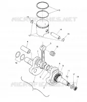 CRANKSHAFT AND PISTON ASSEMBLY (4914891489032A)
