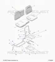 SEAT ASM. AND SLIDER