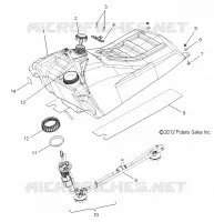 FUEL SYSTEM, FUEL TANK ASM.