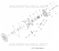 DRIVE TRAIN, PRIMARY CLUTCH