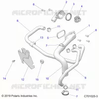 COOLING, THERMOSTAT AND BYPASS