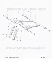 SUSPENSION, FRONT TORQUE ARM