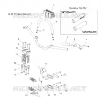 STEERING, HANDLEBAR MOUNTING
