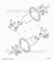 SUSPENSION, REAR CARRIER AND HUB