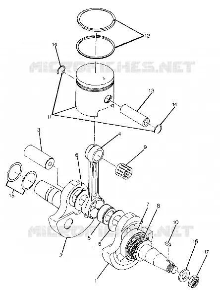 CRANKSHAFT AND PISTON ASSEMBLY (4918411841033A)