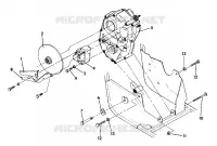 R.H.GEARCASE/BRAKE MTG.  350 2X4 (4918531853031A)